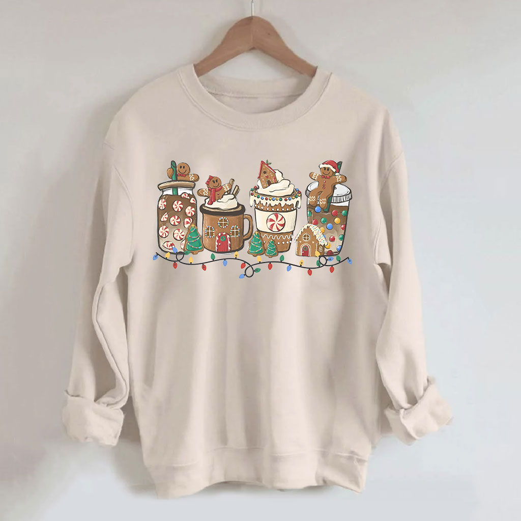 Gingerbread Christmas Coffee Sweatshirt