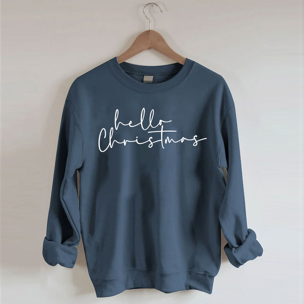 Hello Christmas Sweatshirt