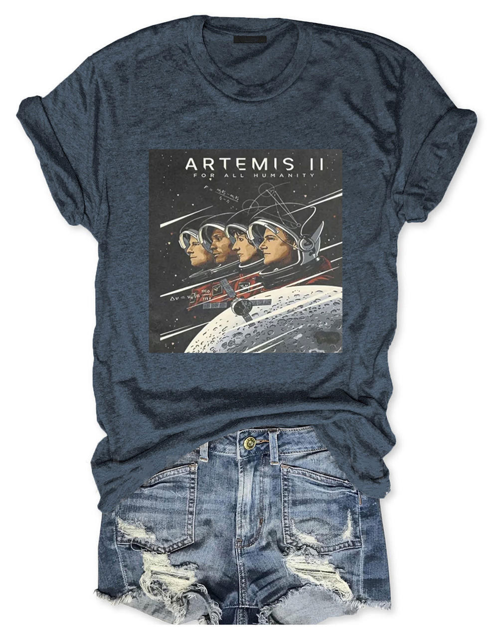 Artemis II 2026 Rocket Launch T-Shirt