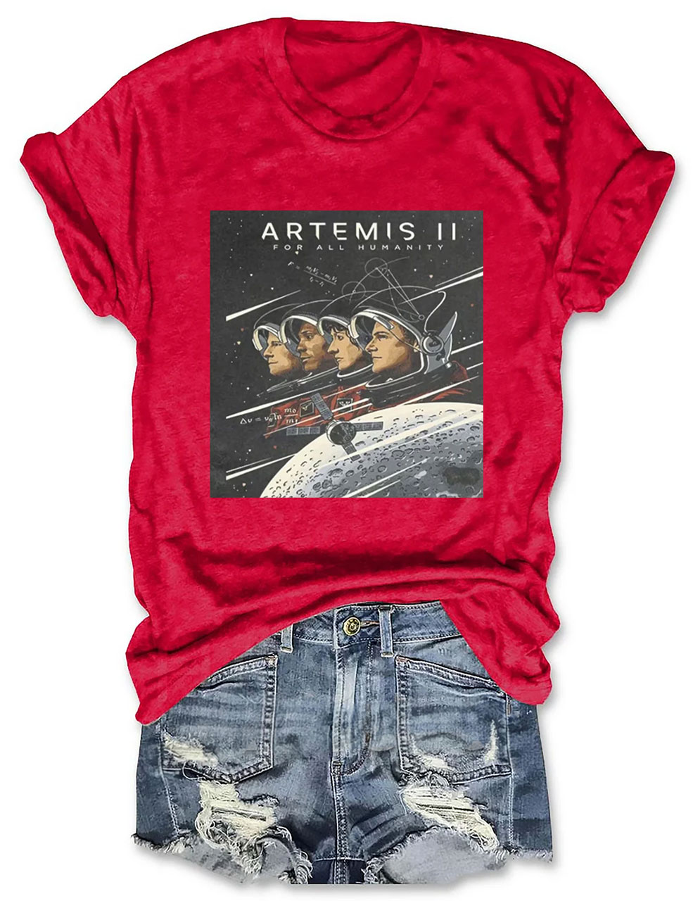 Artemis II 2026 Rocket Launch T-Shirt