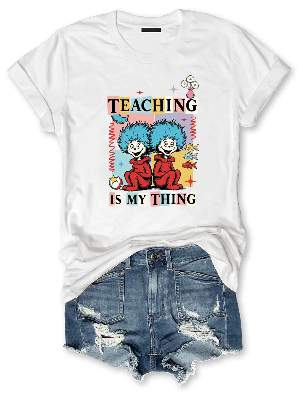 Read Across America Teaching Is My Thing Funny T-Shirt