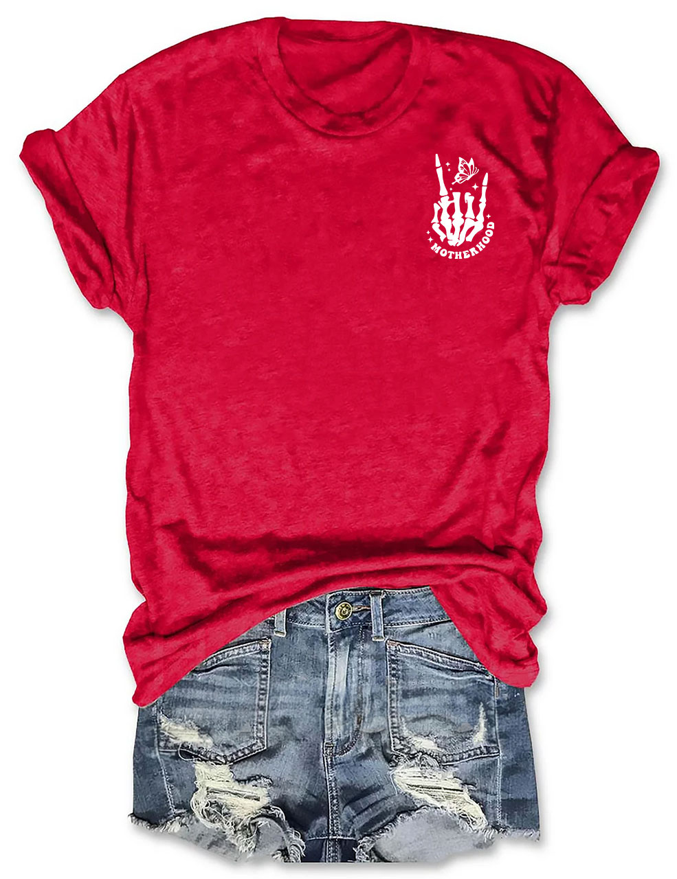 Motherhood Sometimes I Rock It Sometimes It Rocks Me T-shirt