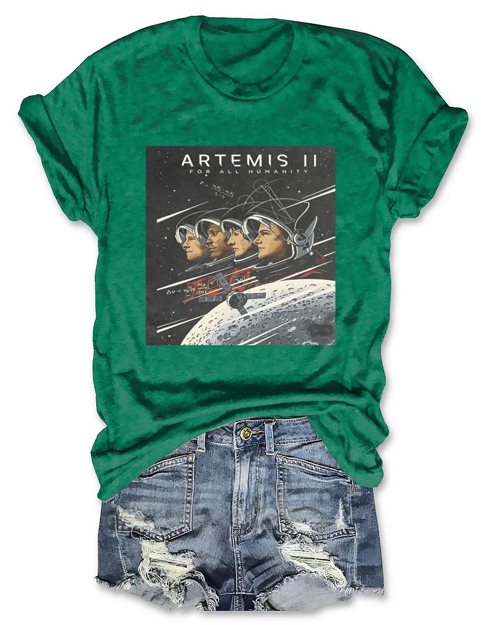Artemis II 2026 Rocket Launch T-Shirt