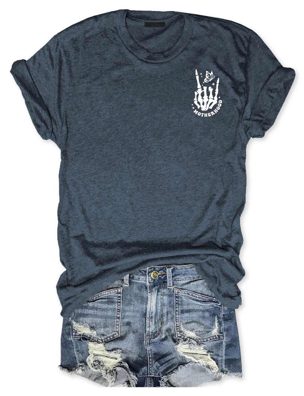 Motherhood Sometimes I Rock It Sometimes It Rocks Me T-shirt