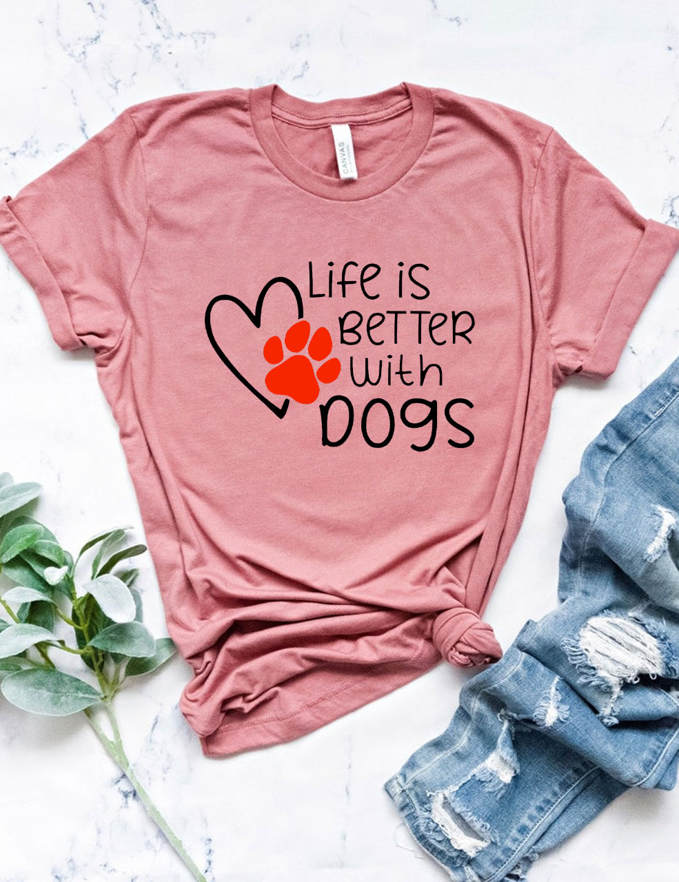 Life Is Better With My Dogs T-shirt