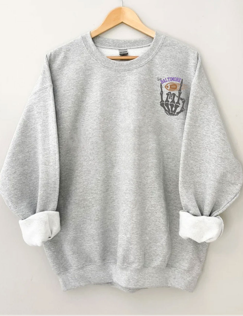 Dead Inside Baltimore Football Sweatshirt