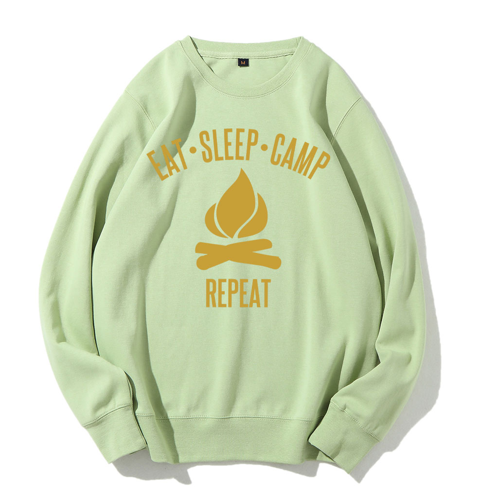Eat Sleep Camp Repeat Sweatshirt