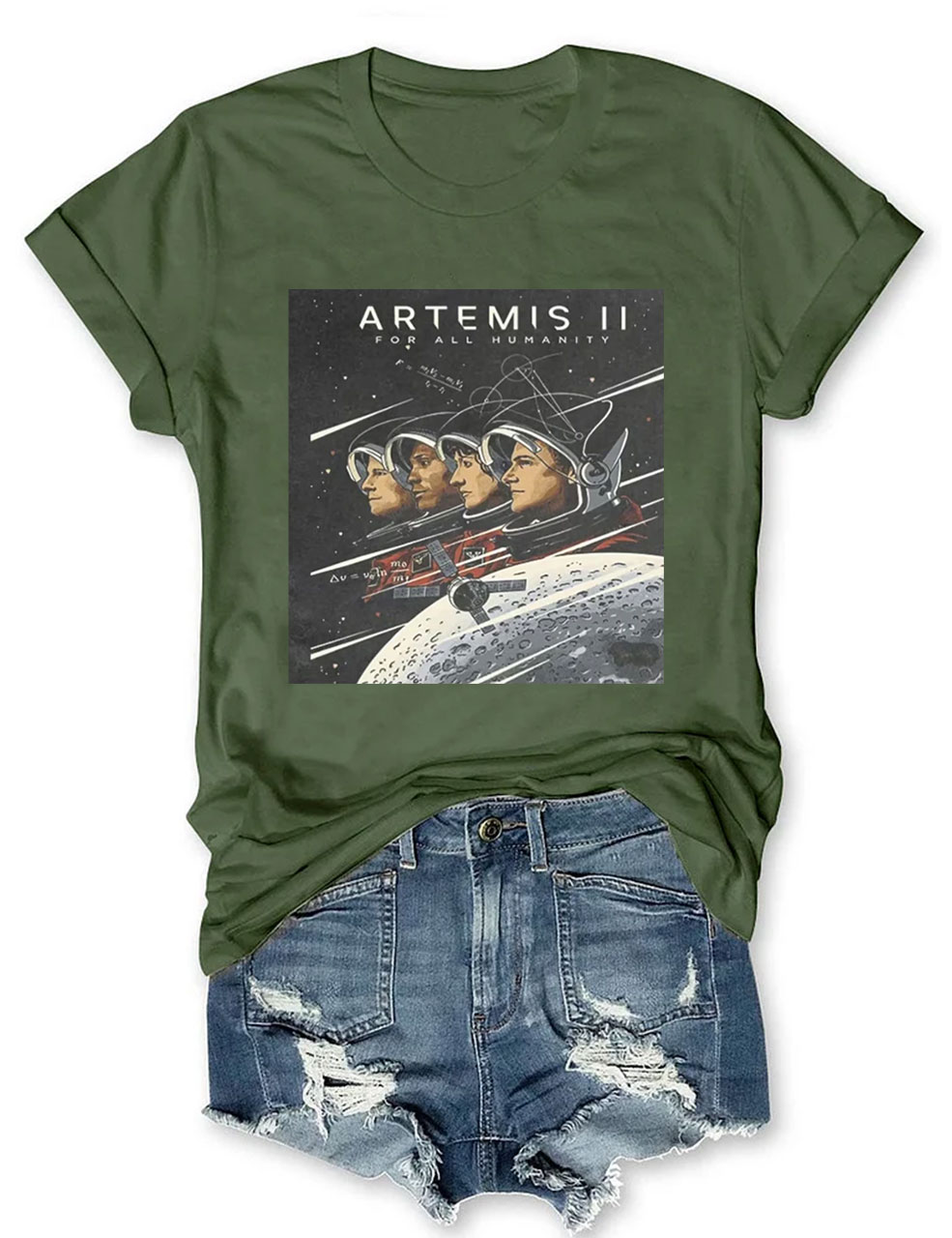 Artemis II 2026 Rocket Launch T-Shirt