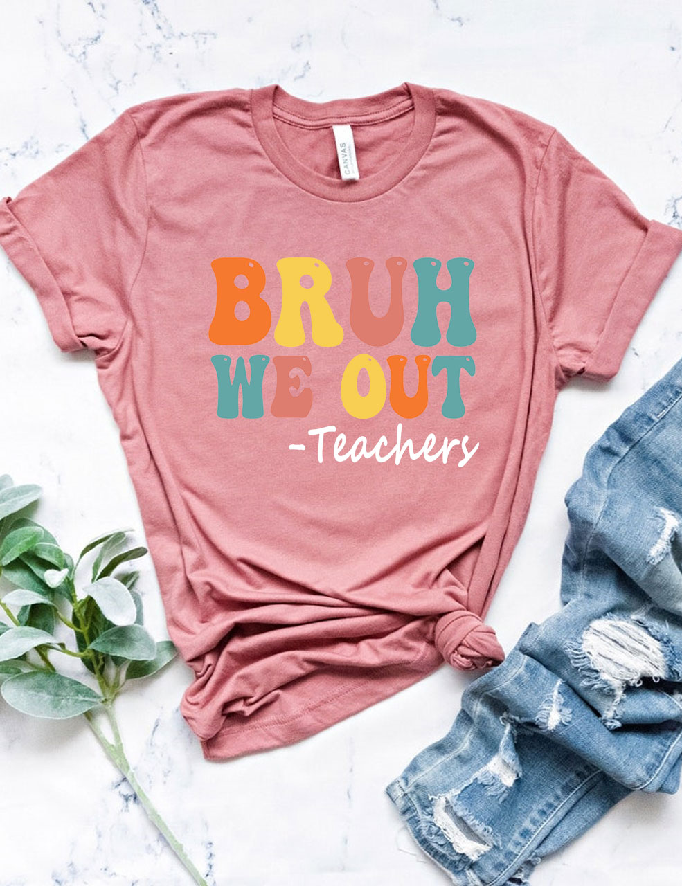 Bruh We Out Teachers T-Shirt