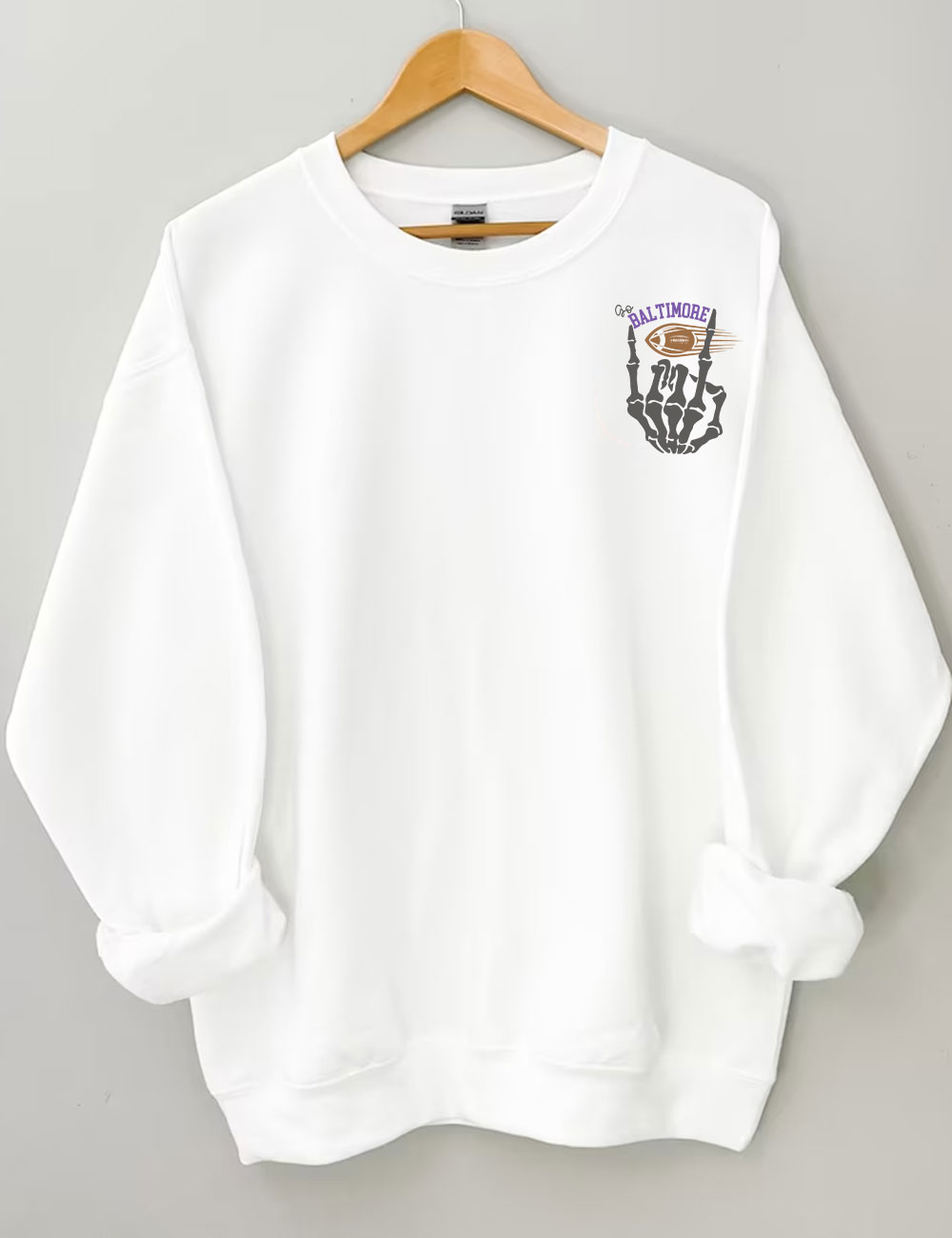 Dead Inside Baltimore Football Sweatshirt