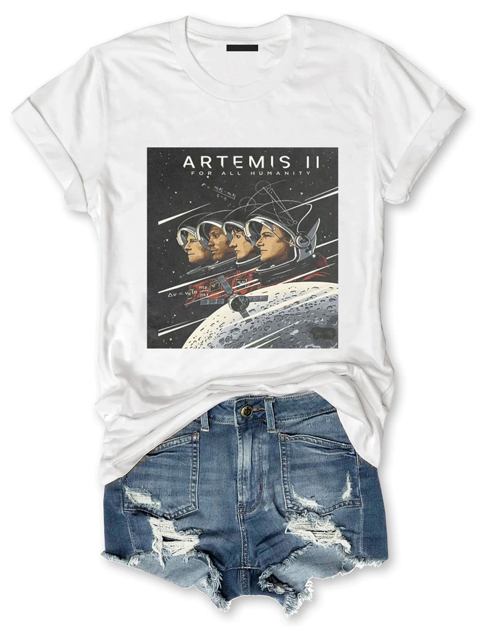 Artemis II 2026 Rocket Launch T-Shirt
