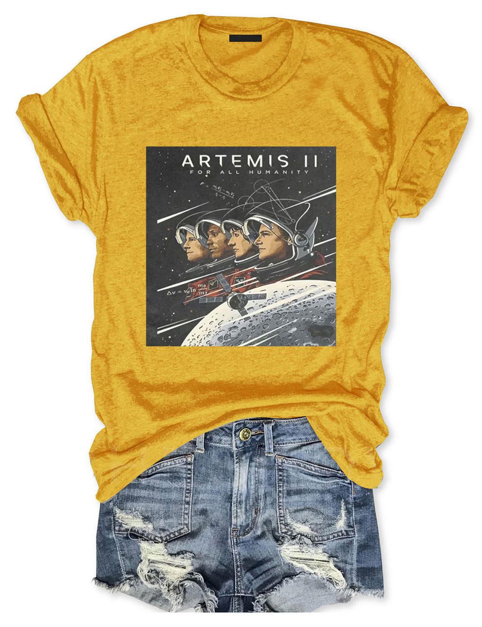 Artemis II 2026 Rocket Launch T-Shirt