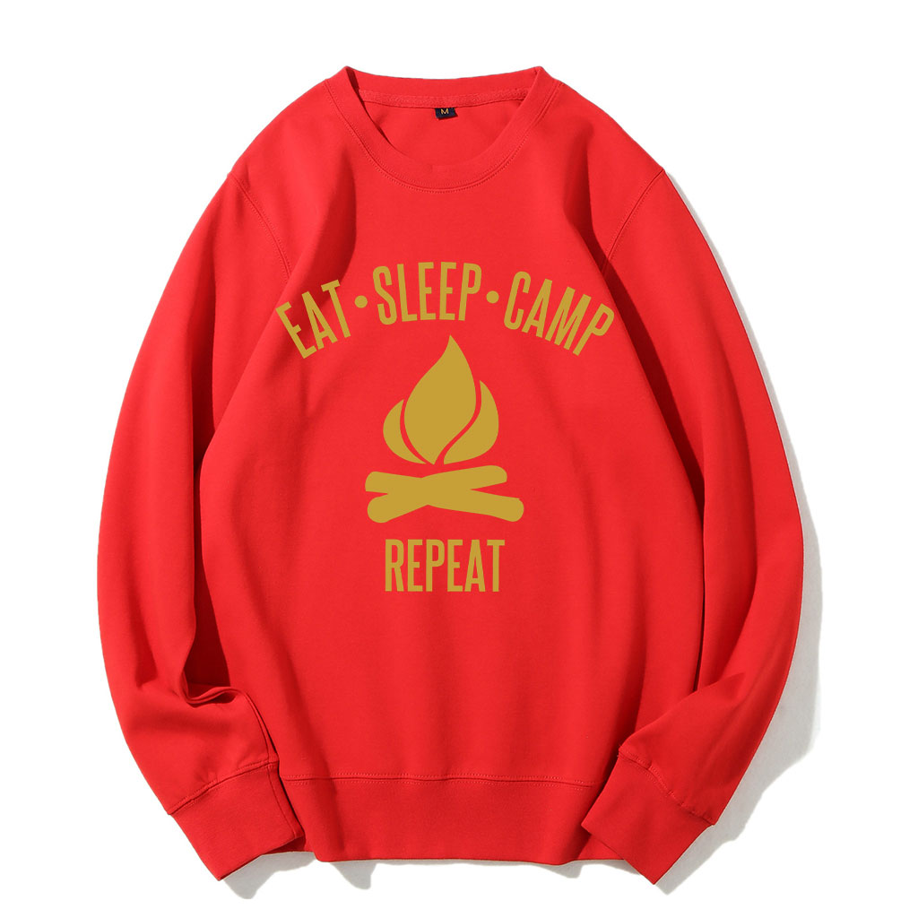 Eat Sleep Camp Repeat Sweatshirt