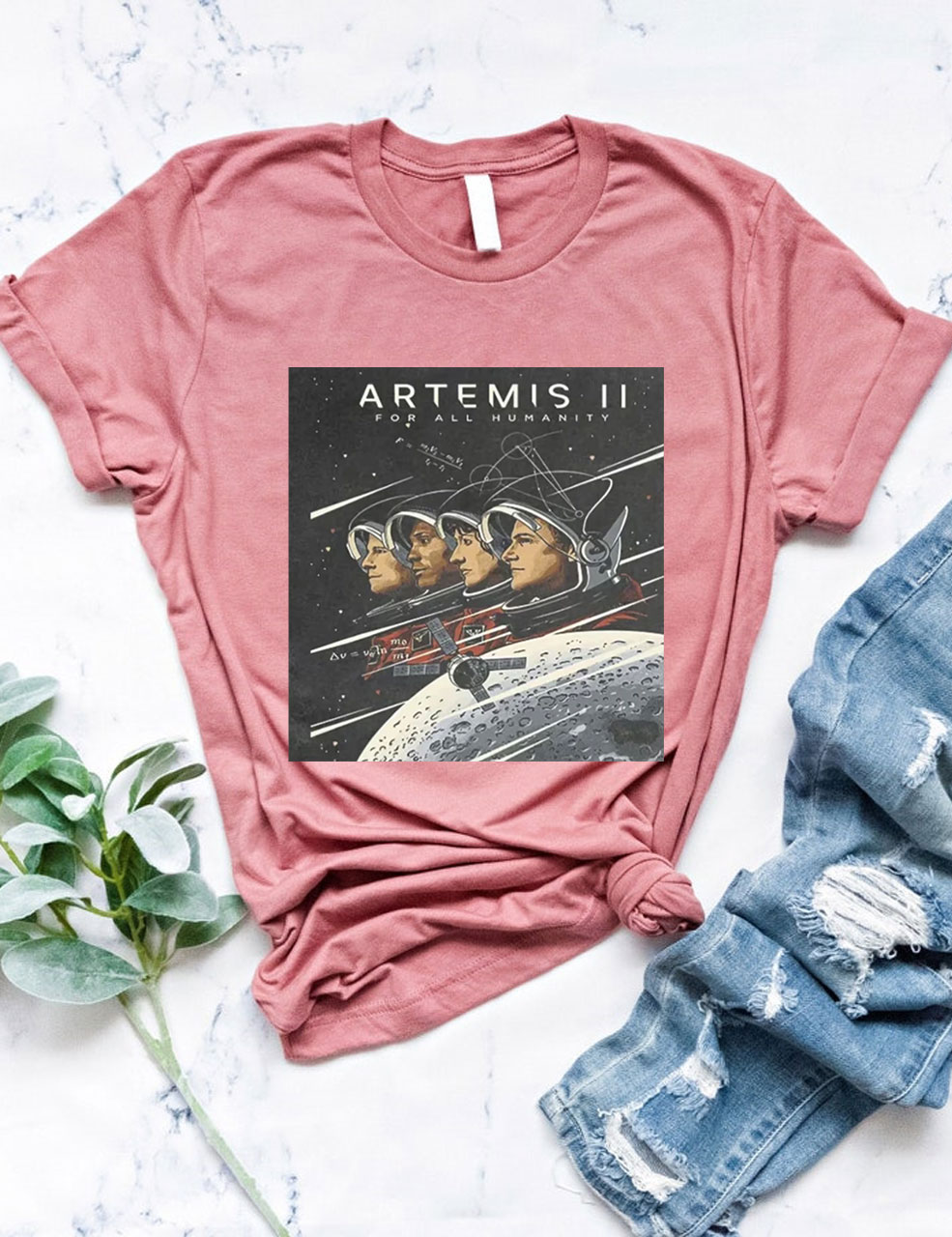 Artemis II 2026 Rocket Launch T-Shirt