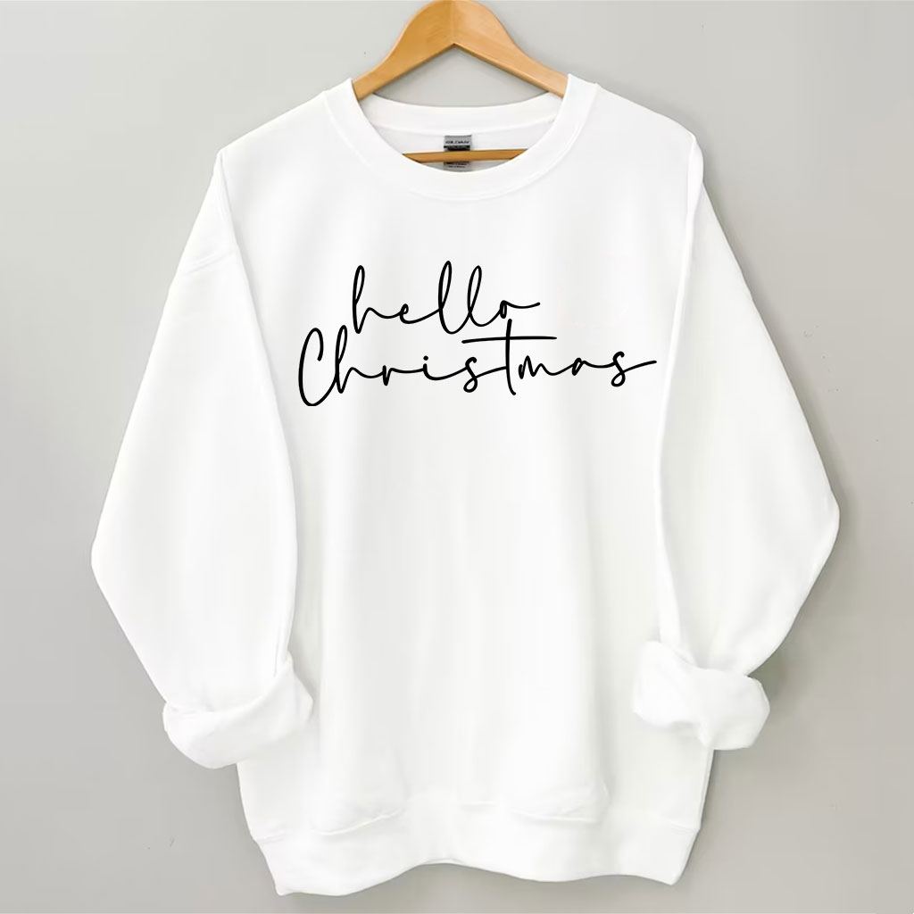 Hello Christmas Sweatshirt