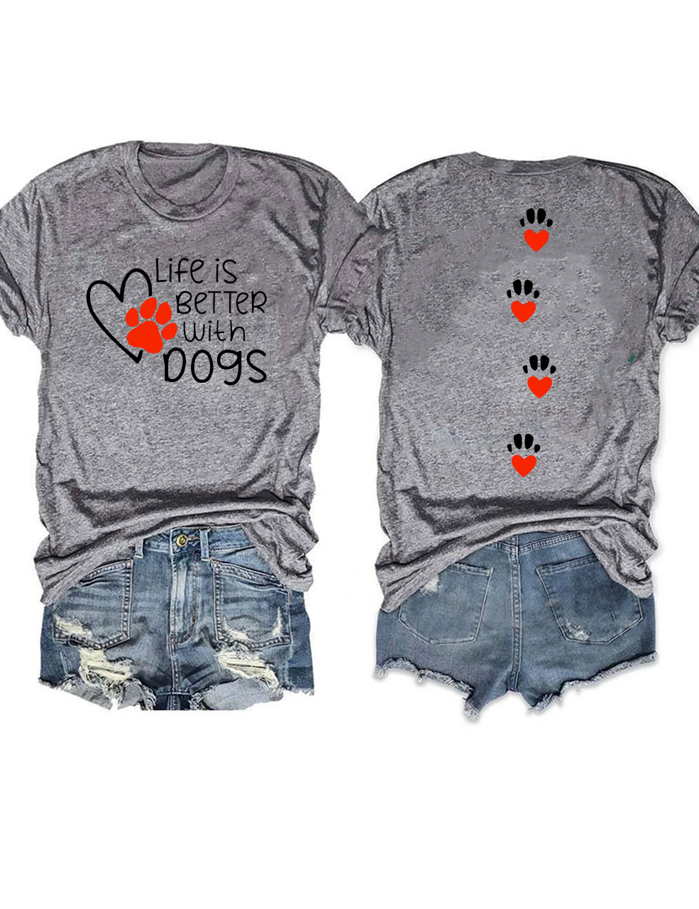 Life Is Better With My Dogs T-shirt