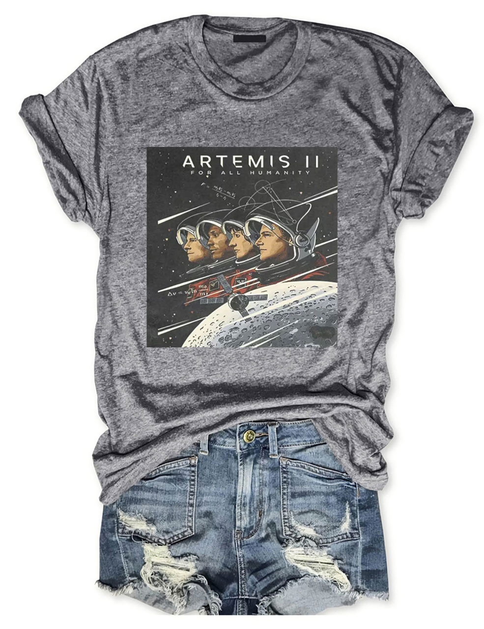 Artemis II 2026 Rocket Launch T-Shirt