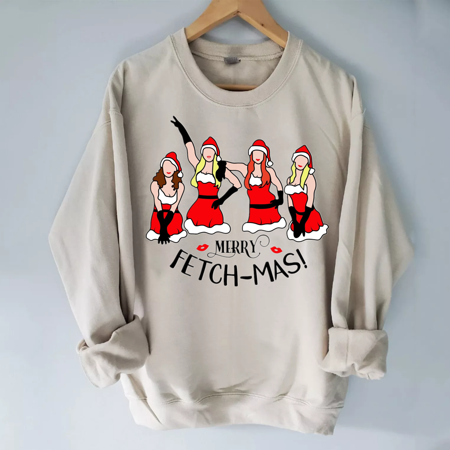 Merry Fetchmas Mean Girls Christmas Sweatshirt