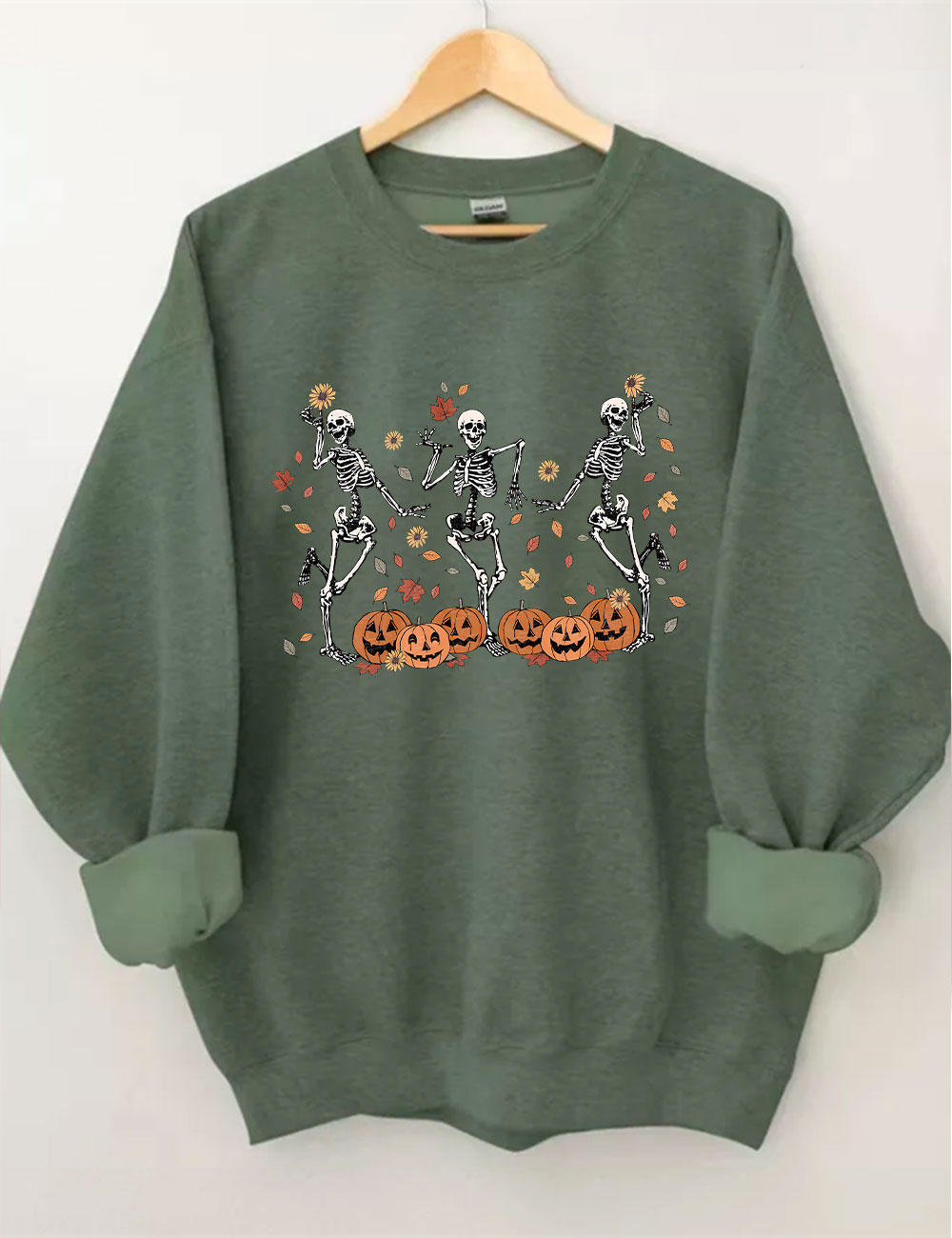 Pumpkin Skeleton Sweatshirt