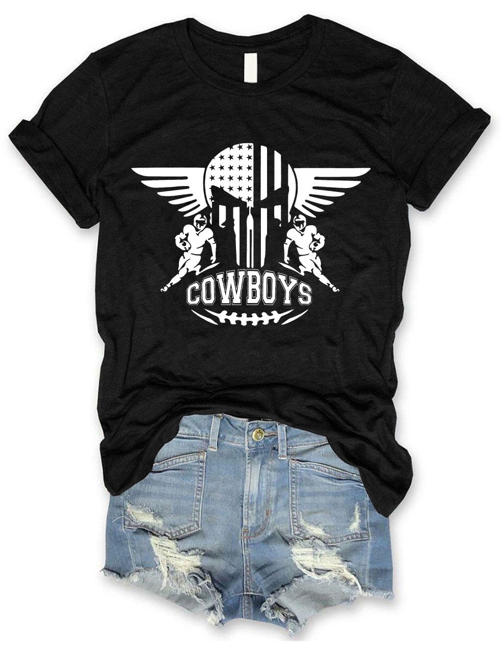 Cowboys Star Football T-Shirt
