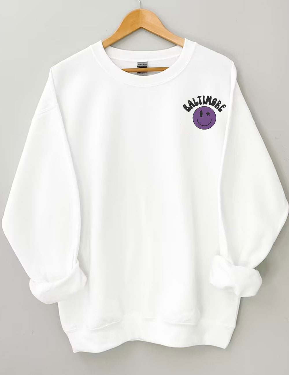 Retro Baltimore Ravens Football Sweatshirt