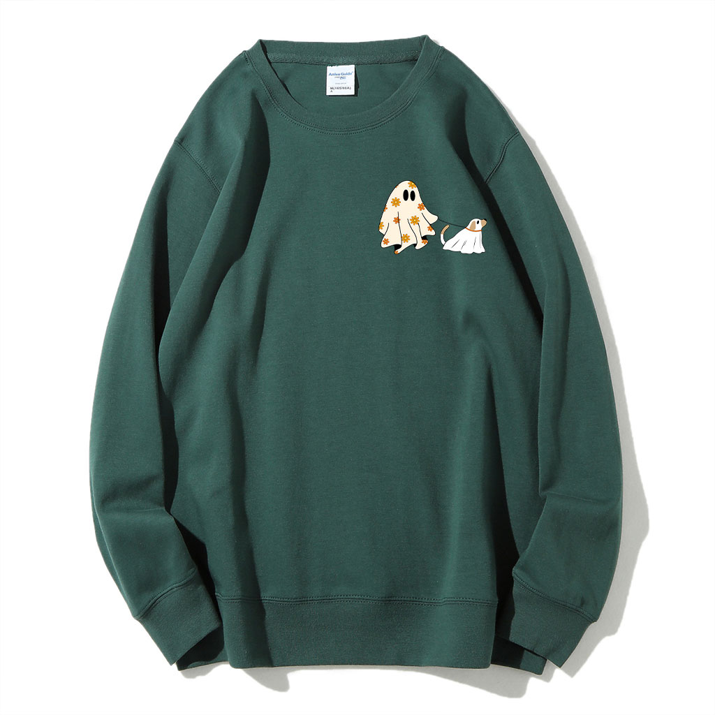 Сute Ghost Dog Halloween Sweatshirt