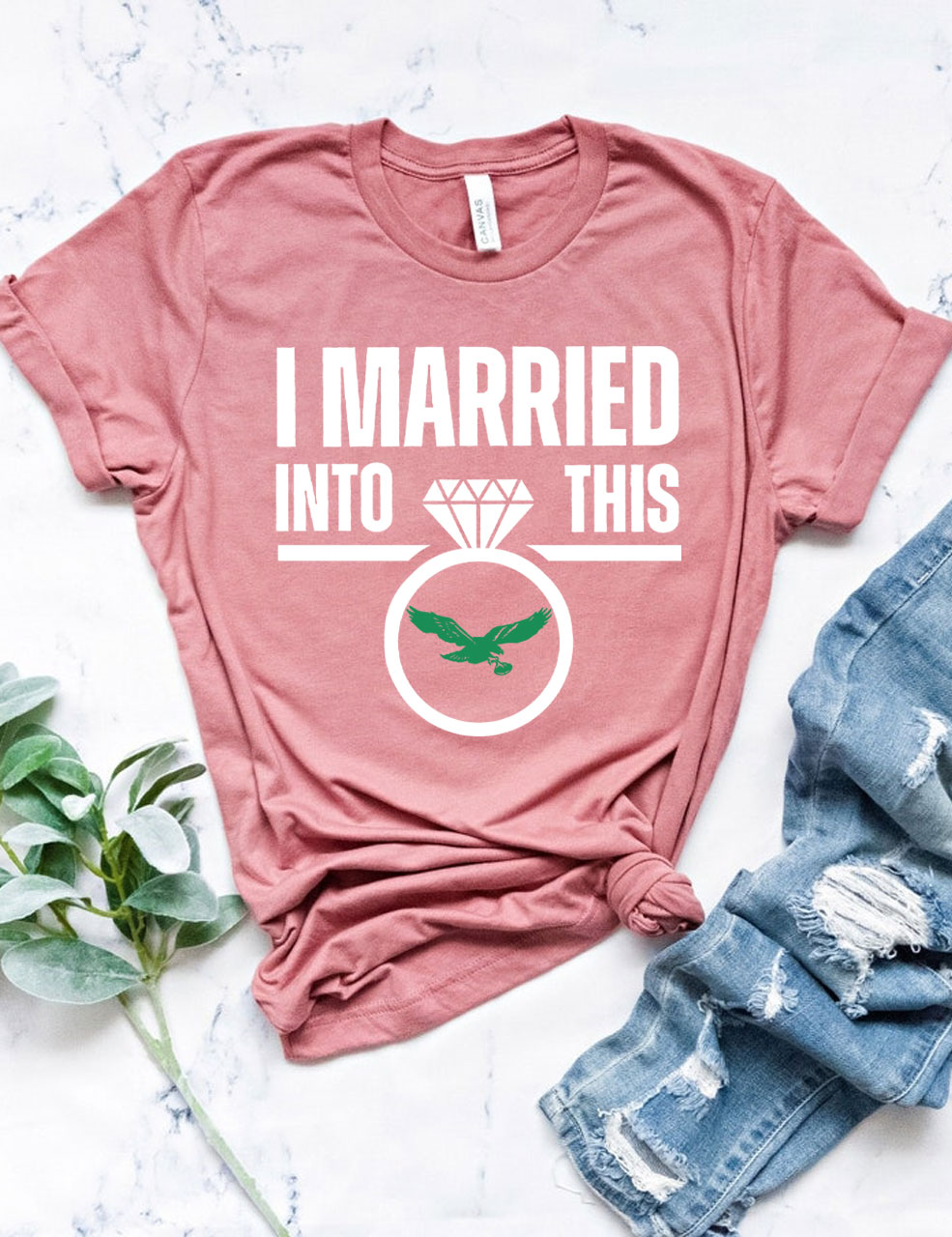I Married to This Eagles Vintage T-Shirt
