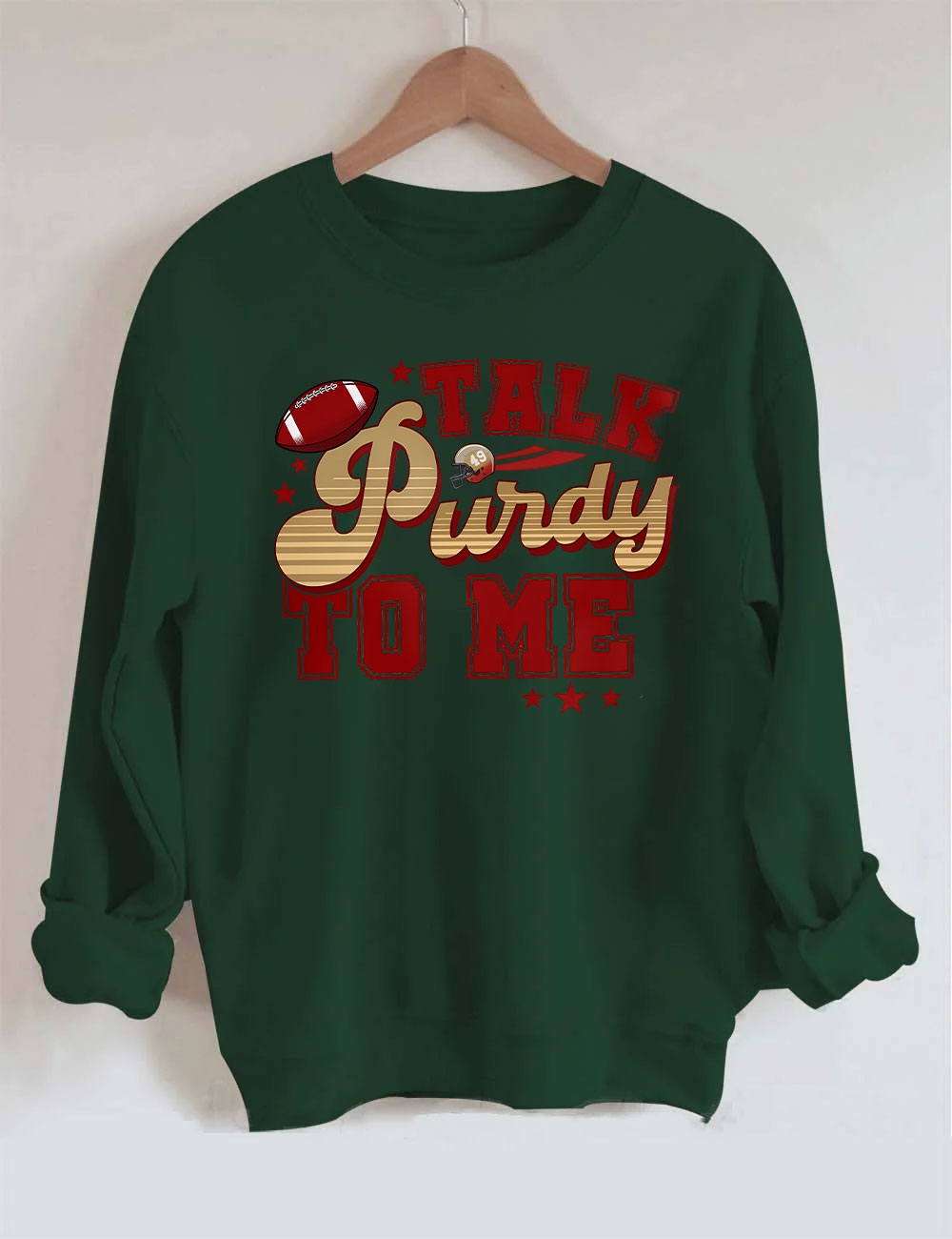 Talk Purdy To Me San Francisco 49ERS Football Sweatshirt