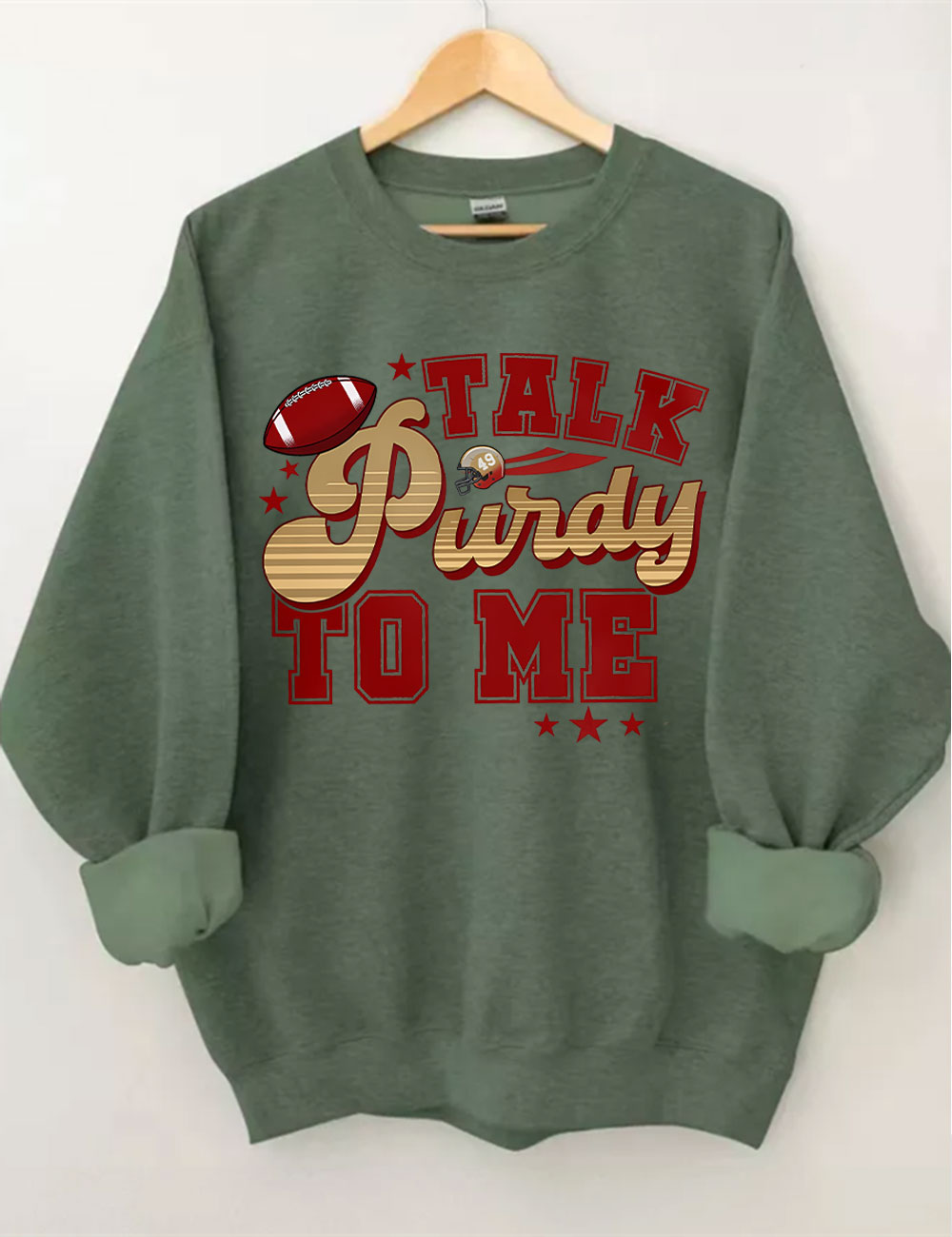 Talk Purdy To Me San Francisco 49ERS Football Sweatshirt