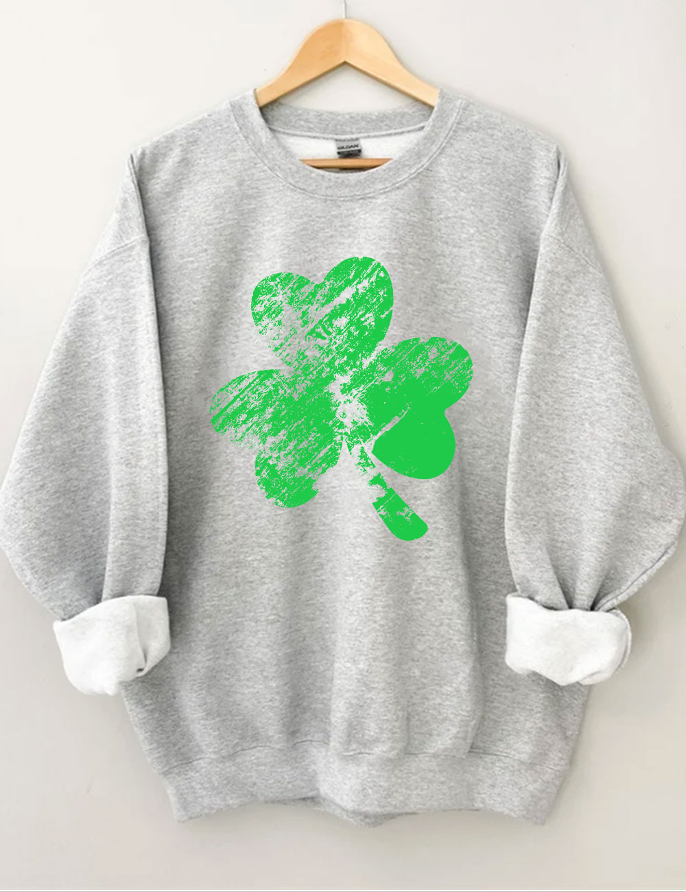 Retro Shamrock  Sweatshirt