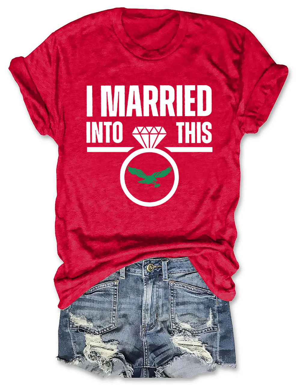 I Married to This Eagles Vintage T-Shirt
