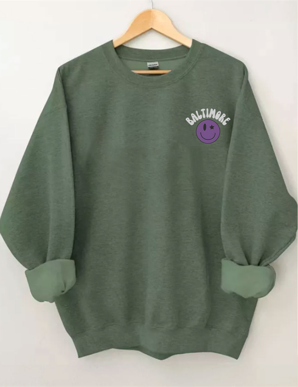 Retro Baltimore Ravens Football Sweatshirt