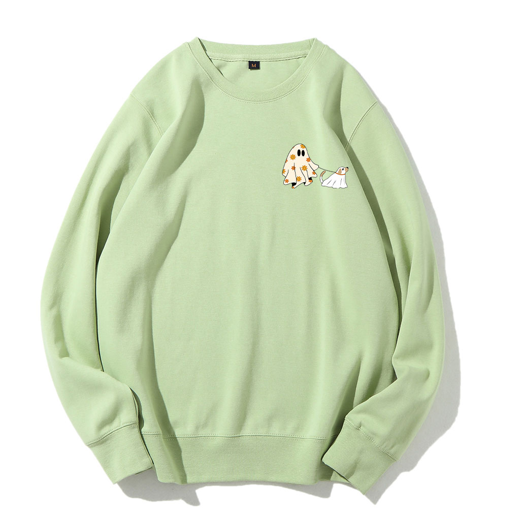 Сute Ghost Dog Halloween Sweatshirt