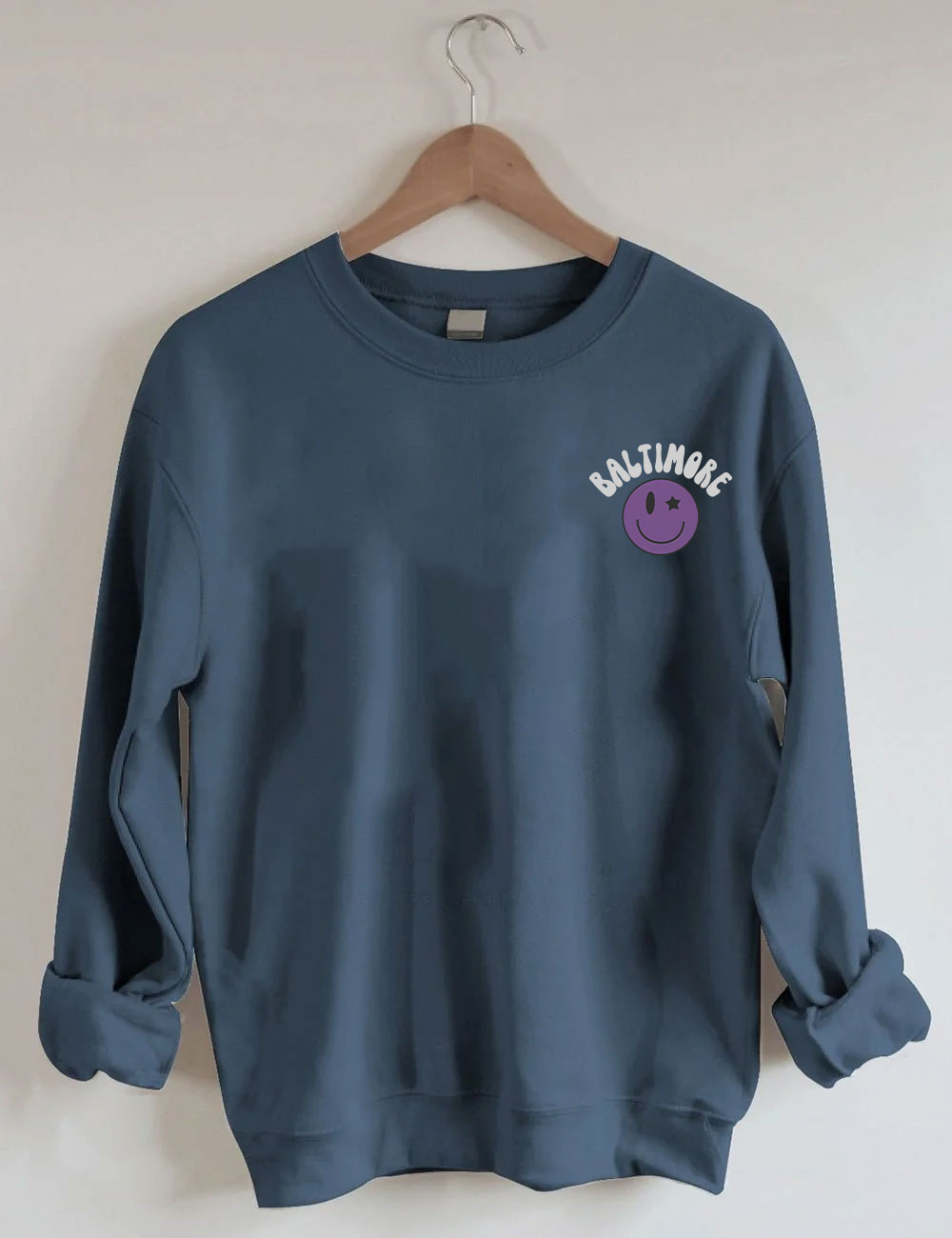 Retro Baltimore Ravens Football Sweatshirt