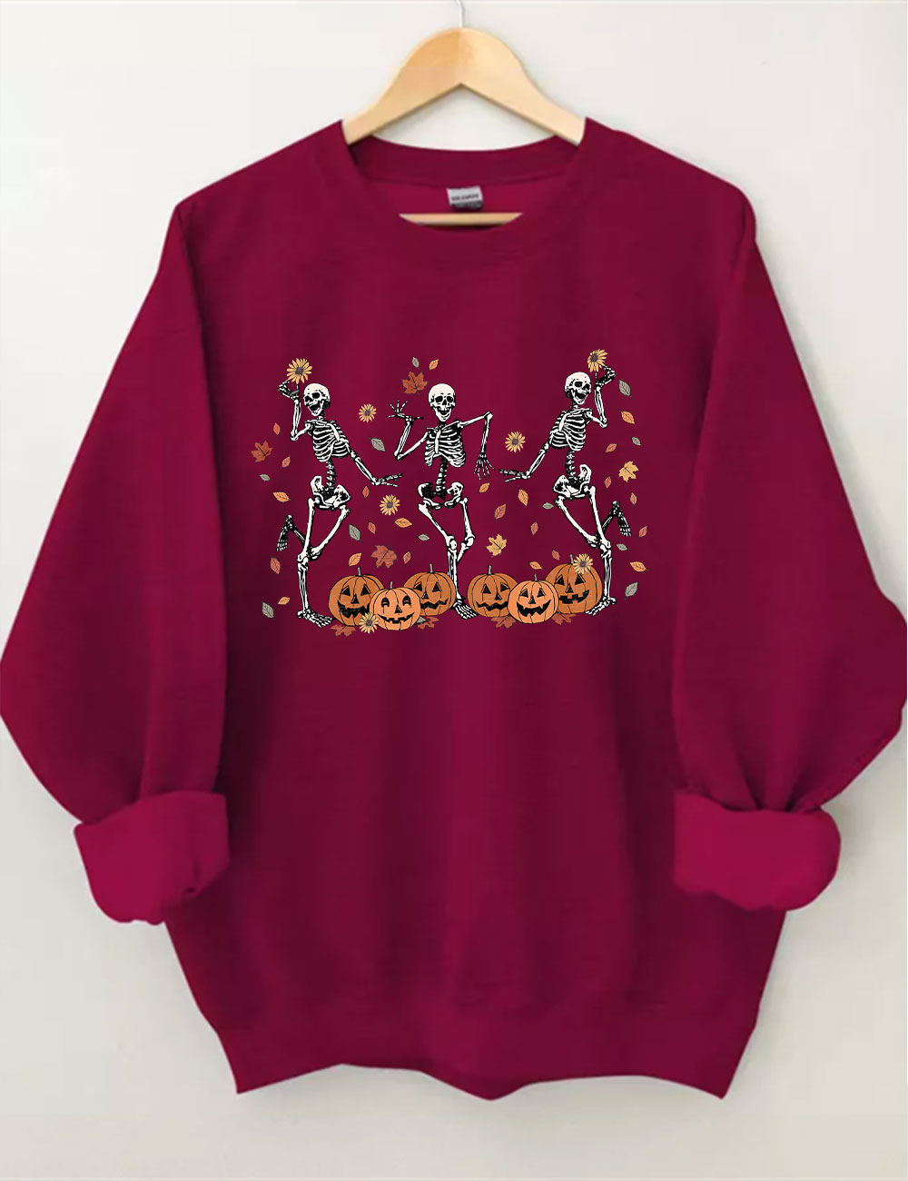Pumpkin Skeleton Sweatshirt