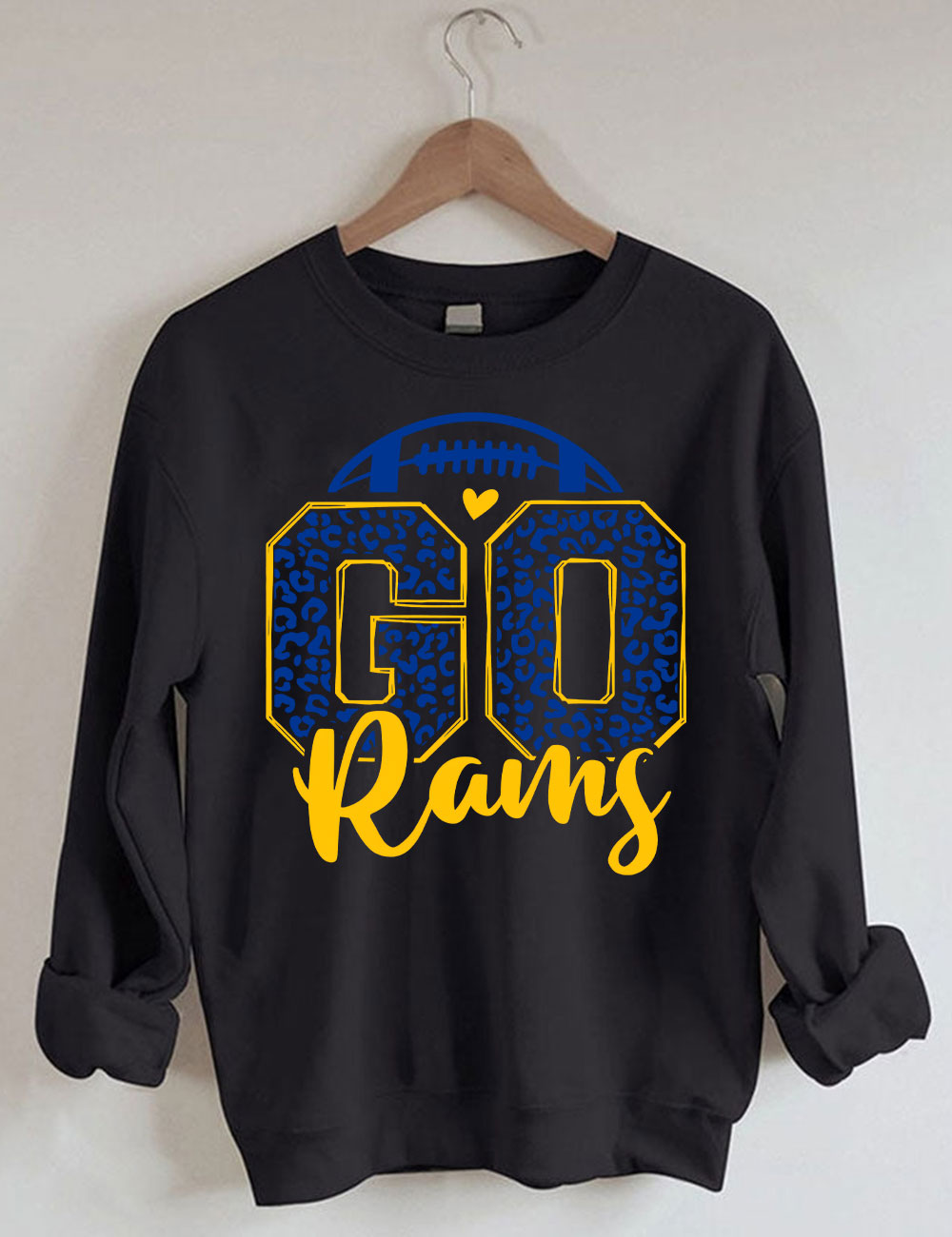 Go Rams Football Sweatshirt