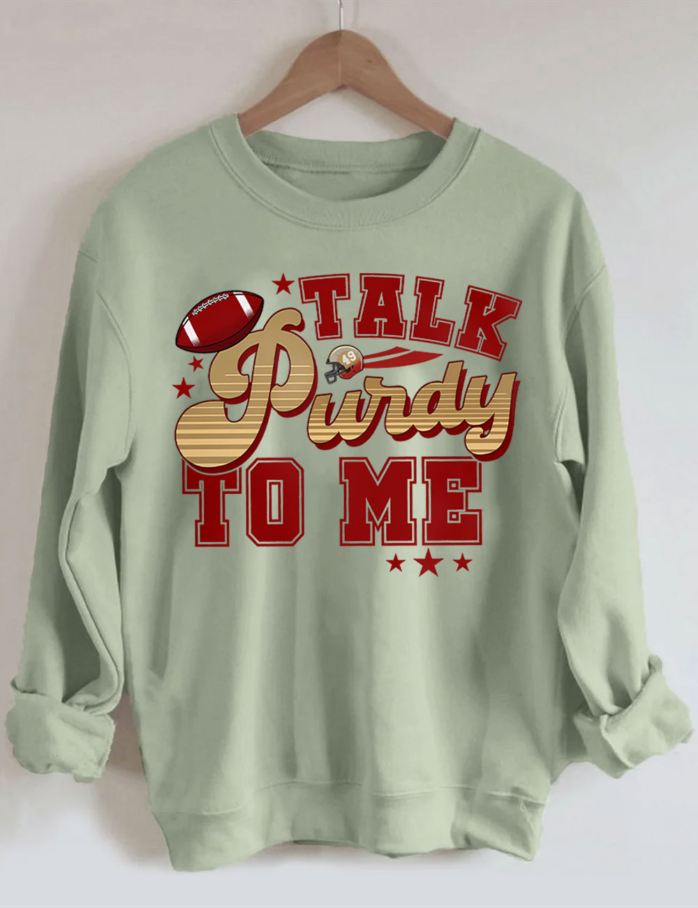 Talk Purdy To Me San Francisco 49ERS Football Sweatshirt