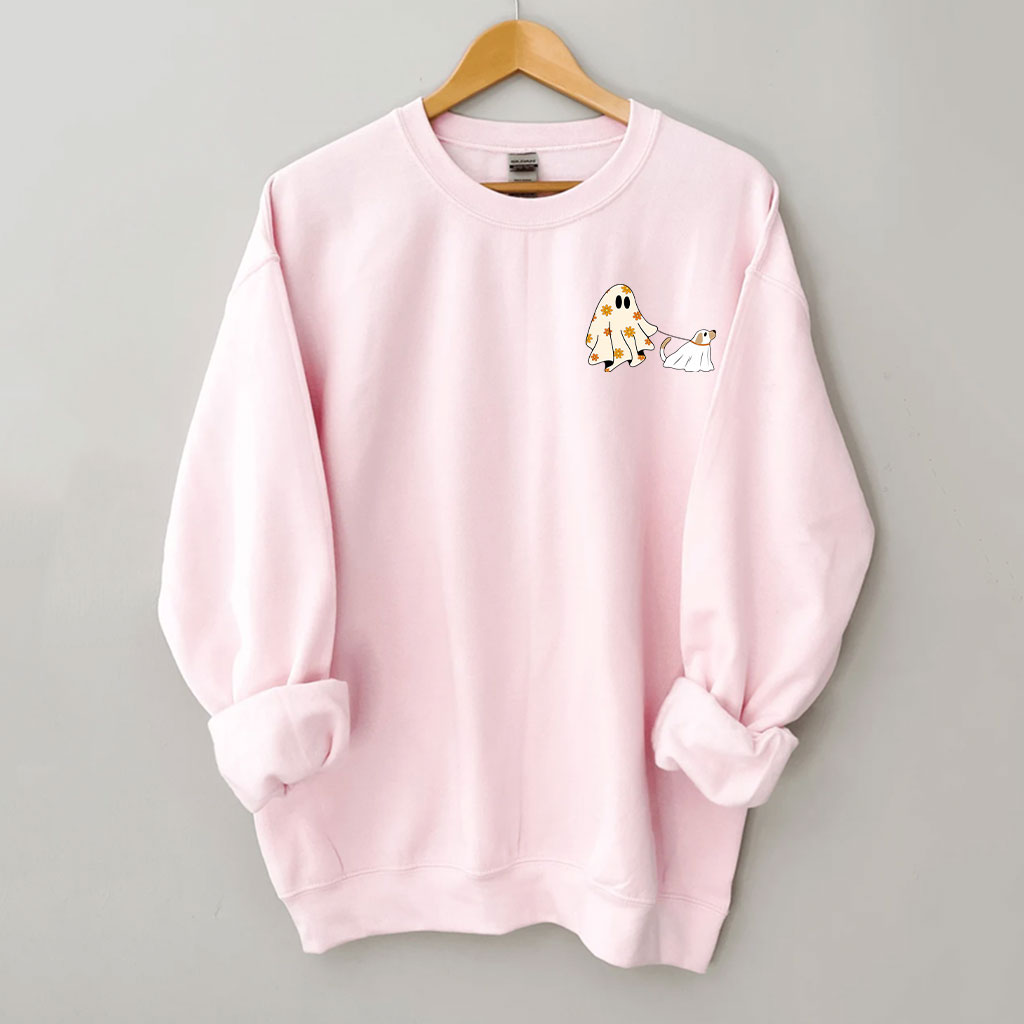 Сute Ghost Dog Halloween Sweatshirt