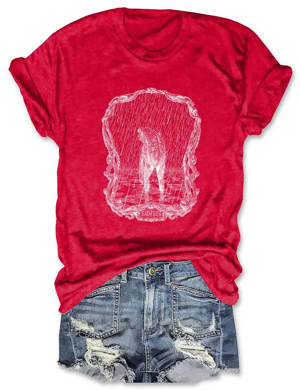 Sad Frog Funny T-Shirt