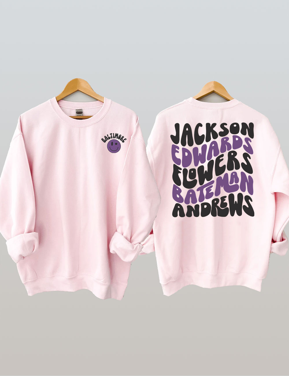 Retro Baltimore Ravens Football Sweatshirt