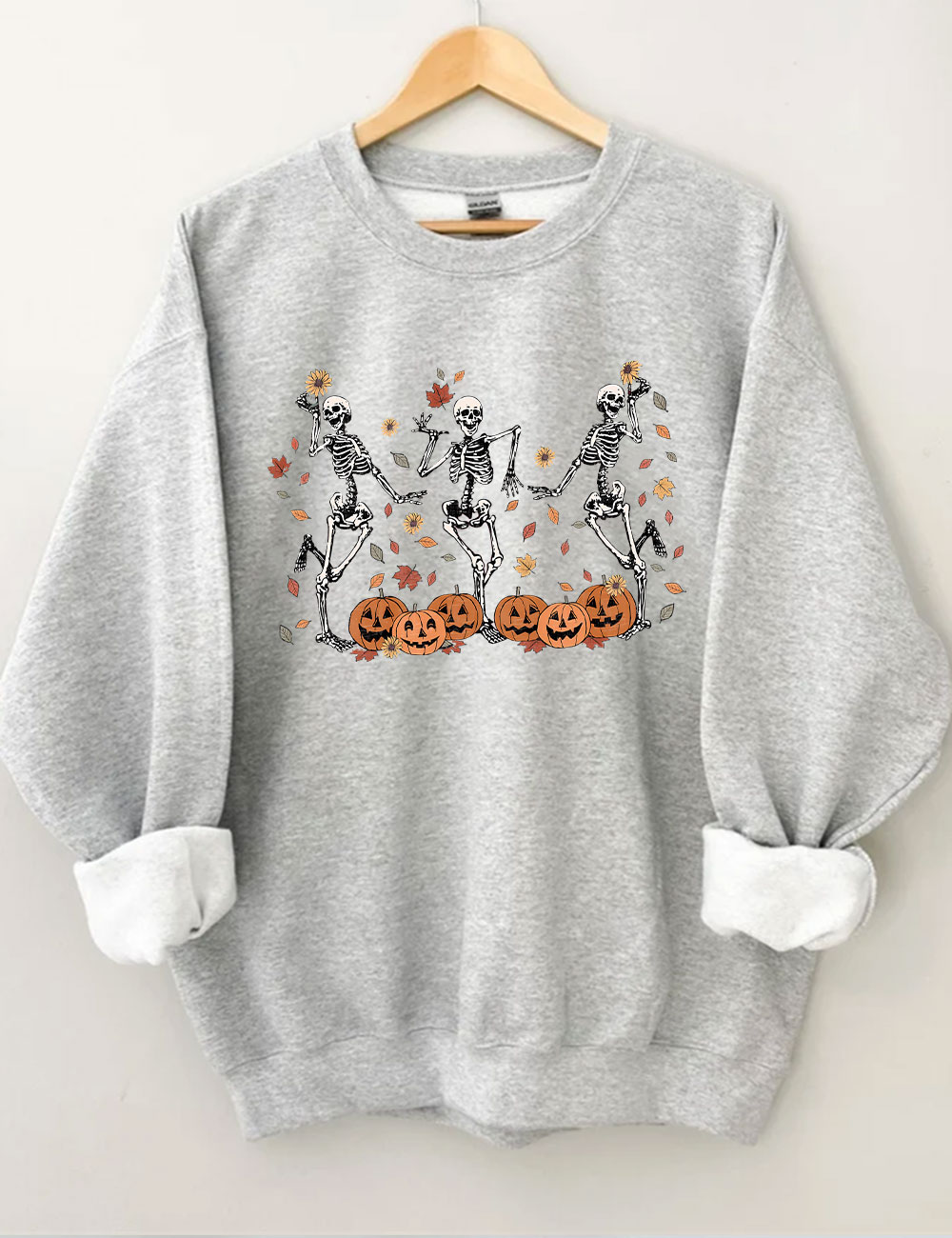 Pumpkin Skeleton Sweatshirt