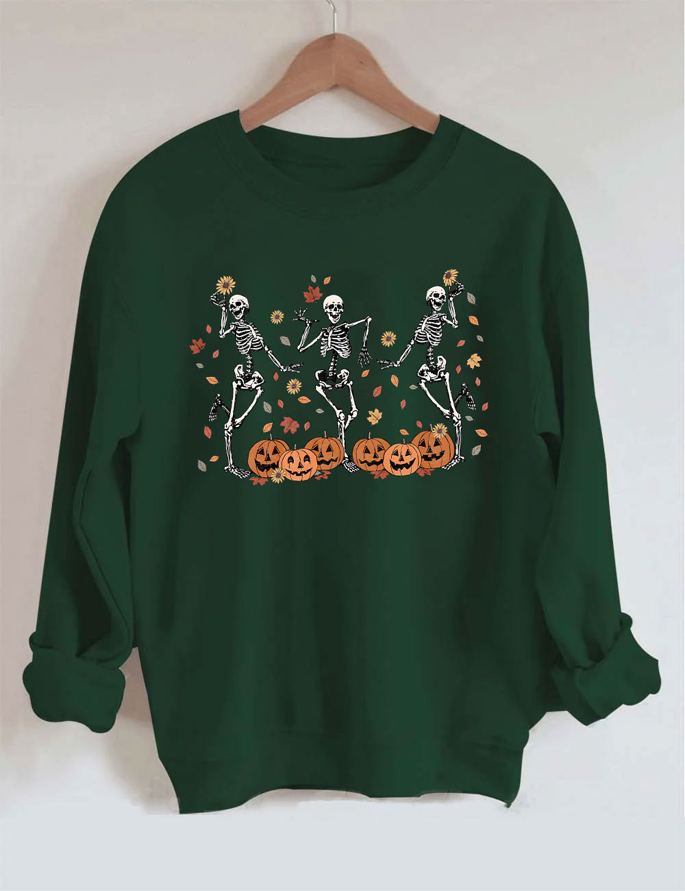 Pumpkin Skeleton Sweatshirt