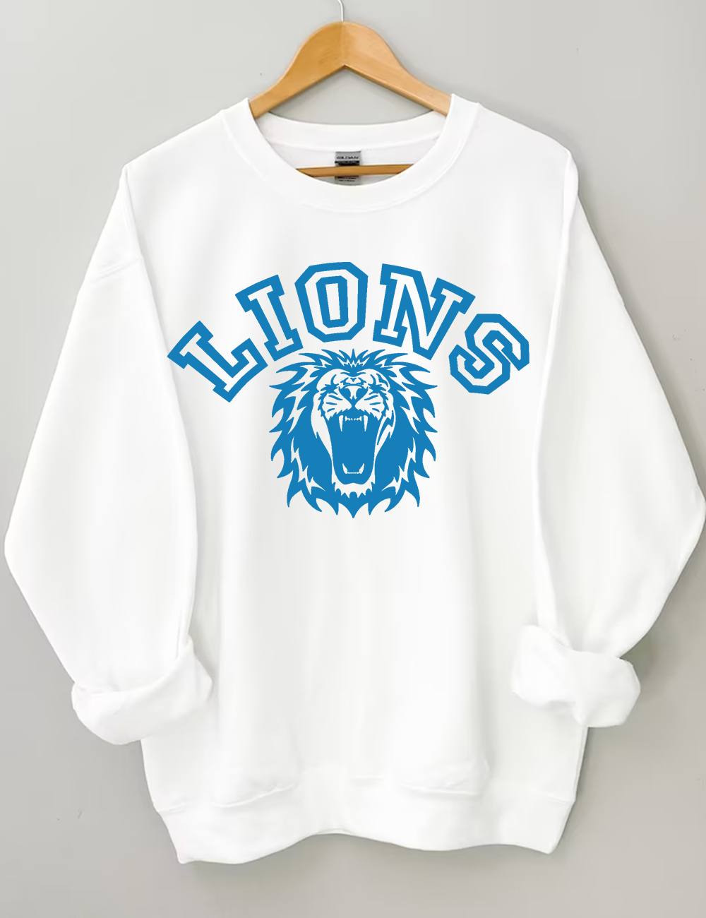 Lions mascot  Football Sweatshirt