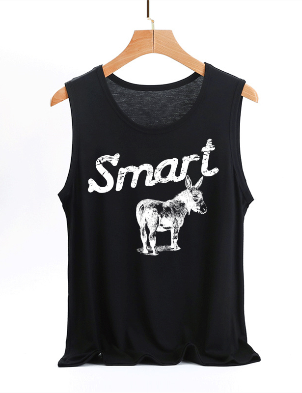 Funny Smart Ass Donkey Tank