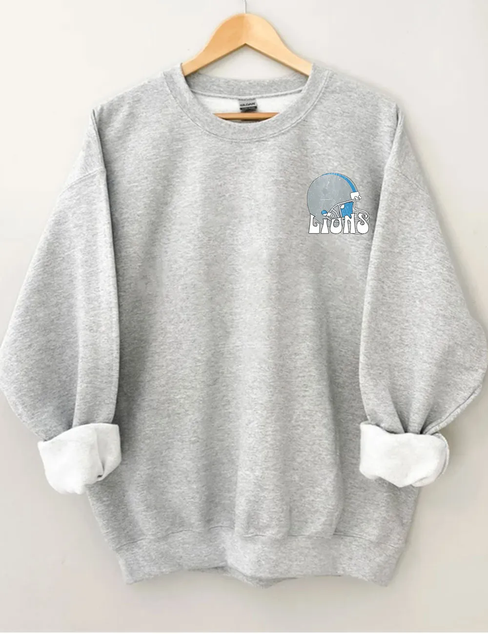 Vintage Detroit Lions Football Sweatshirt