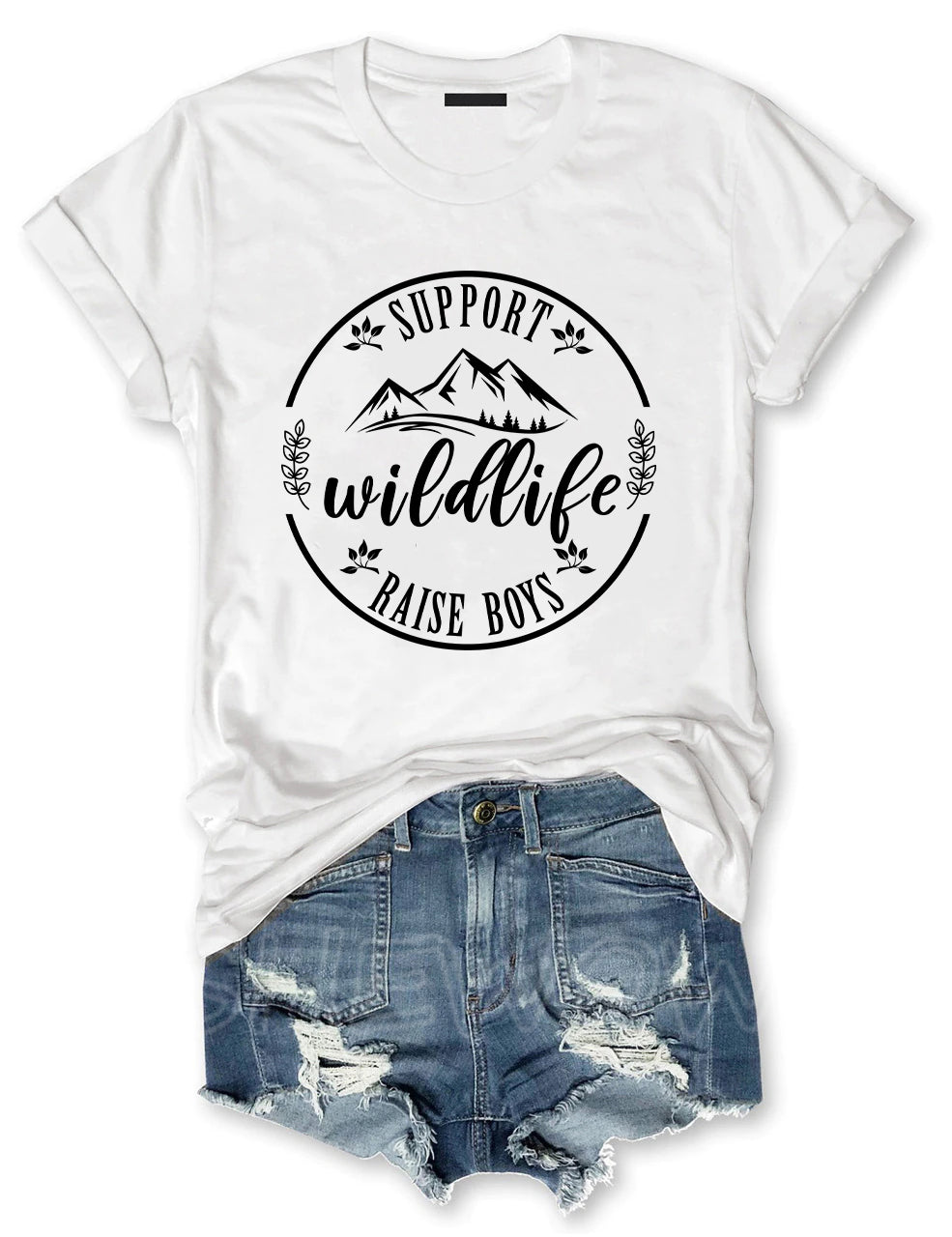 Support Wildlife Raise Boys T-shirt