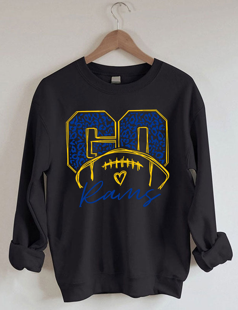 Go Rams Football Sweatshirt
