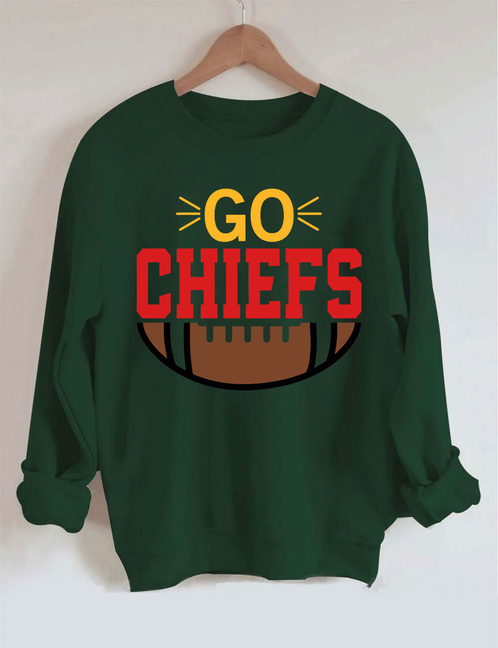 Go Chiefs Football Sweatshirt