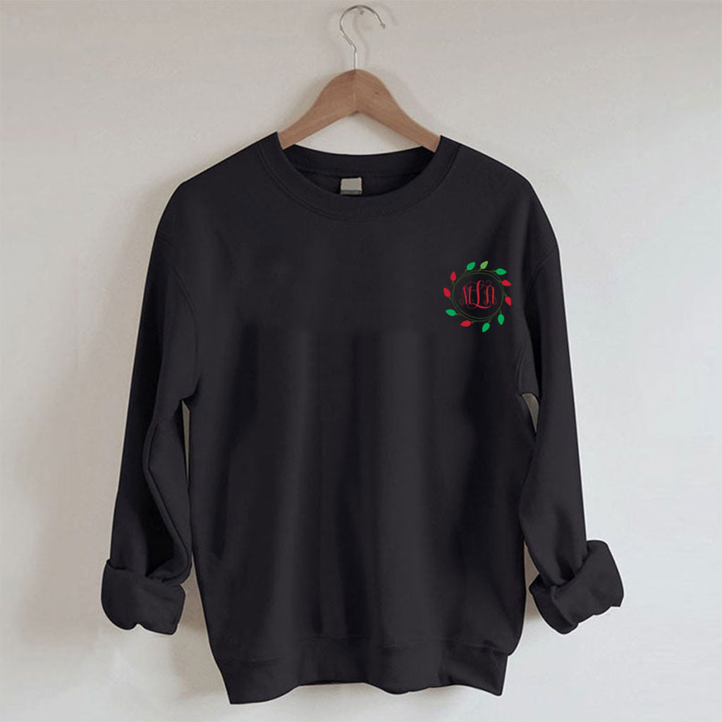 Monogram Christmas Sweatshirt