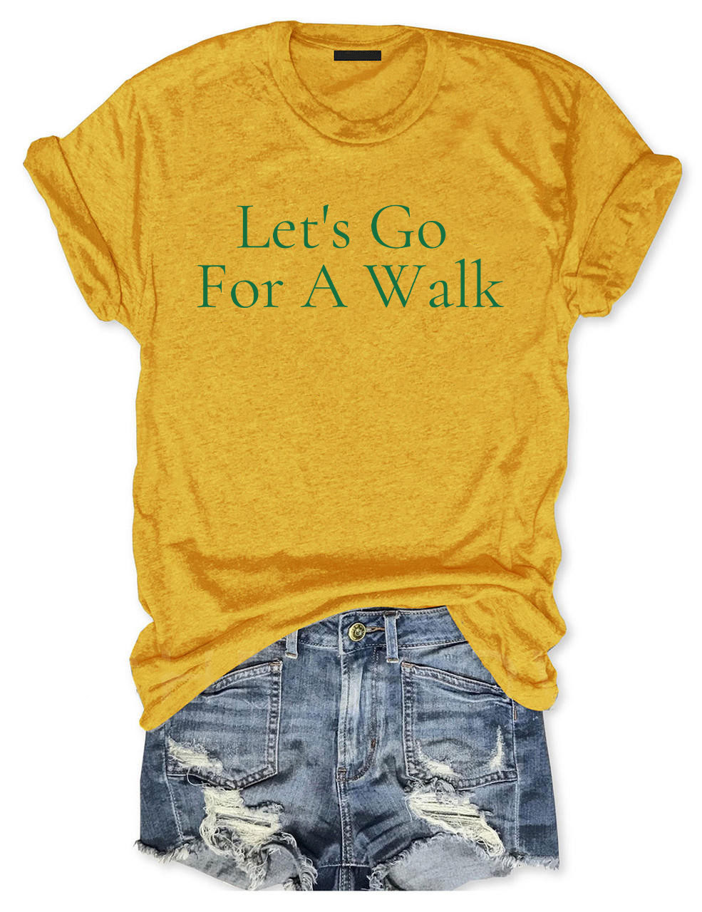 Let's Go For A Walk Funny T-shirt
